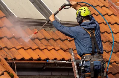 Démoussage et hydrofuge de toiture à Lagor